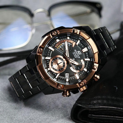 Reloj Edifice casual correa de acero inoxidable EFR-559DC-1BV