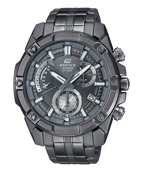Reloj Edifice casual correa de acero inoxidable EFR-559GY-1AV