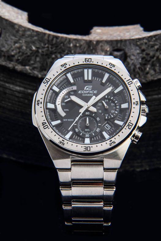 Reloj Edifice casual correa de acero inoxidable EFR-563D-1AV
