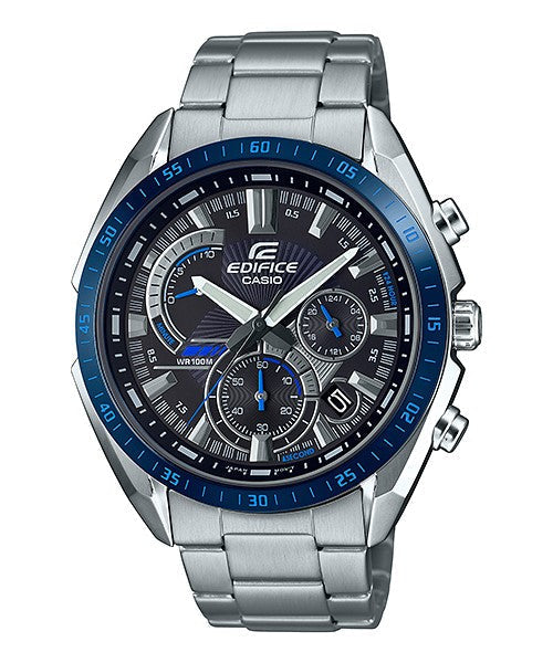 Reloj Edifice casual correa de acero inoxidable EFR-570DB-1BV