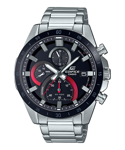 Reloj Edifice casual correa de acero inoxidable EFR-571DB-1A1V