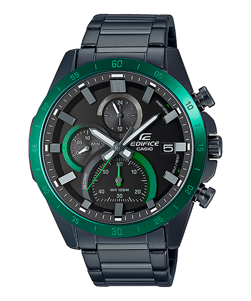 Reloj Edifice casual correa de acero inoxidable EFR-571DC-1AV