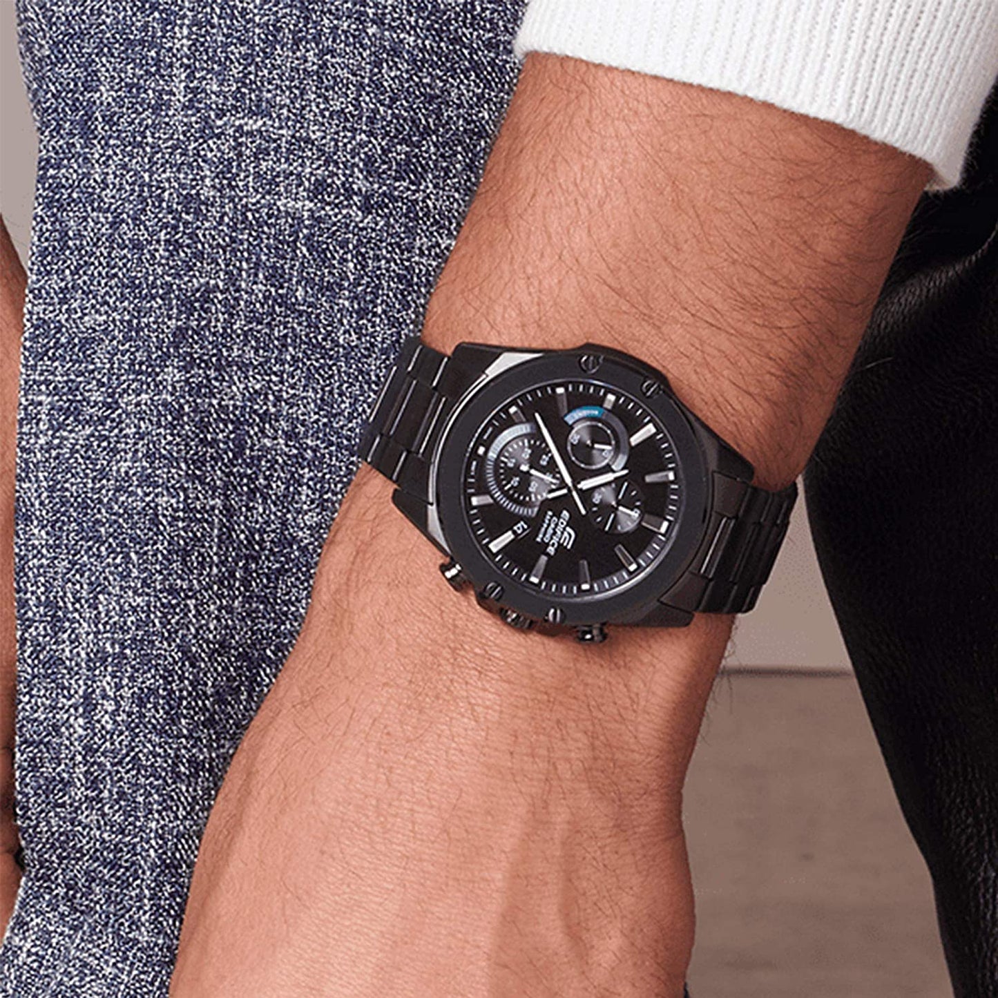 Reloj Edifice casual correa de acero inoxidable EFR-S567DC-1AV