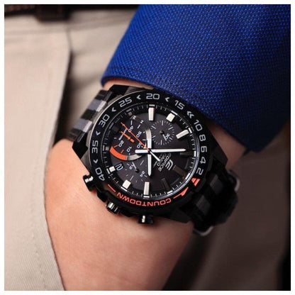 Reloj Edifice casual correa de nylon EFS-S550BL-1AV