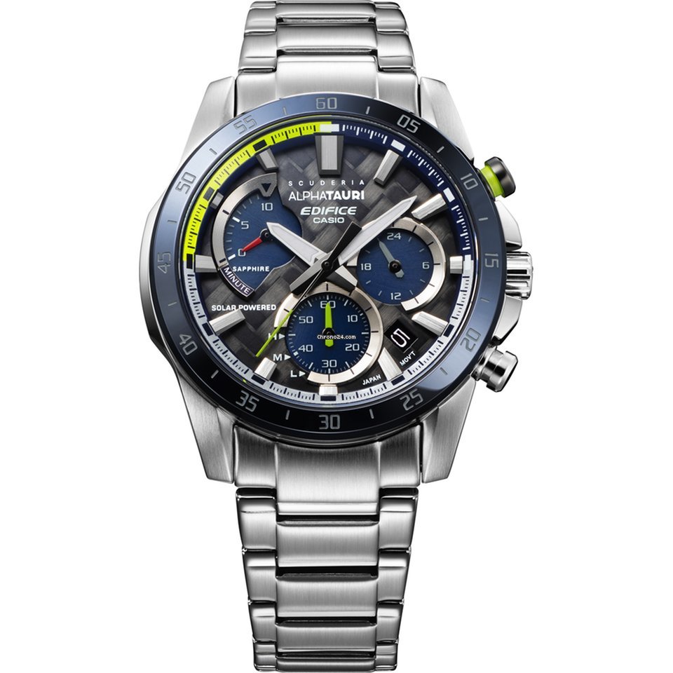 Reloj Edifice casual correa de acero inoxidable EFS-S580AT-1A