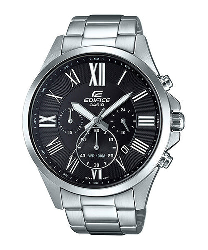 Reloj Edifice casual correa de acero inoxidable EFV-500D-1AV