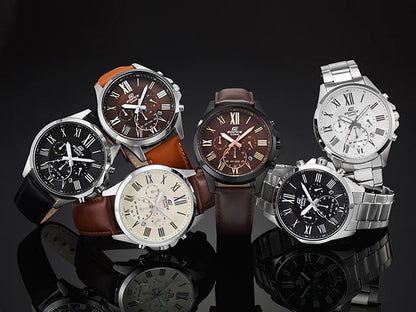 Reloj Edifice casual correa de acero inoxidable EFV-500D-7AV