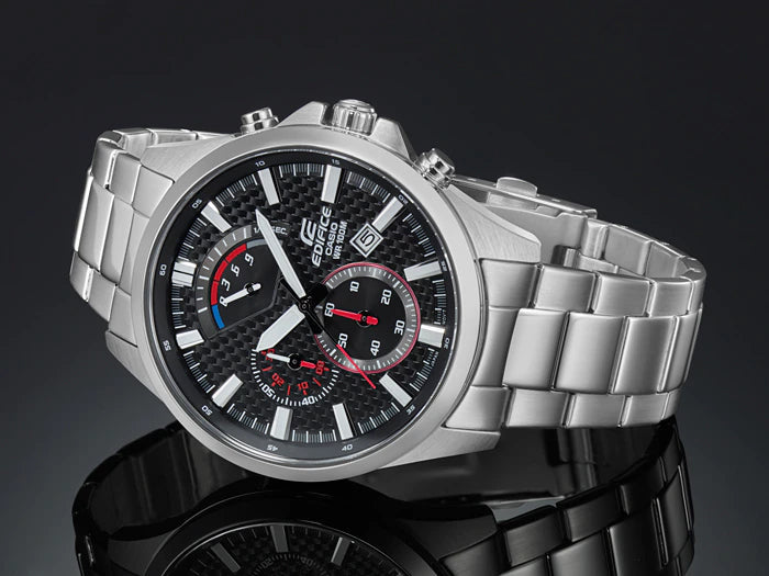 Reloj Edifice casual correa de acero inoxidable EFV-530D-1AV