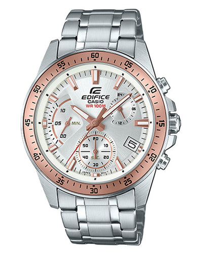 Reloj Edifice casual correa de acero inoxidable EFV-540D-7BV