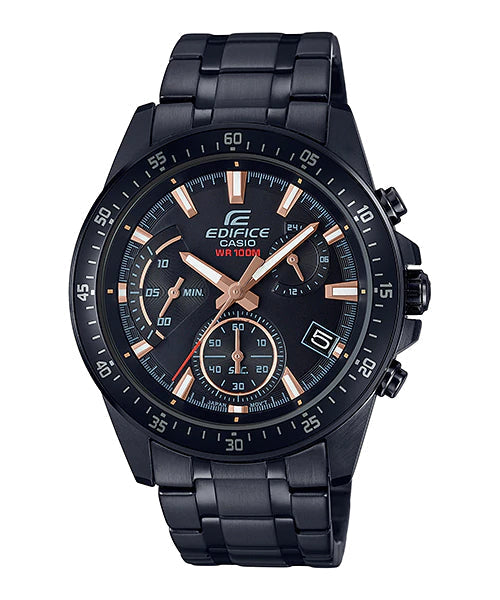 Reloj Edifice casual correa de acero inoxidable EFV-540DC-1BV