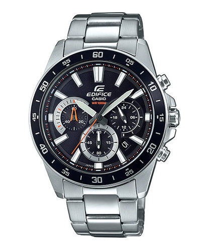 Reloj Edifice casual correa de acero inoxidable EFV-570D-1AV