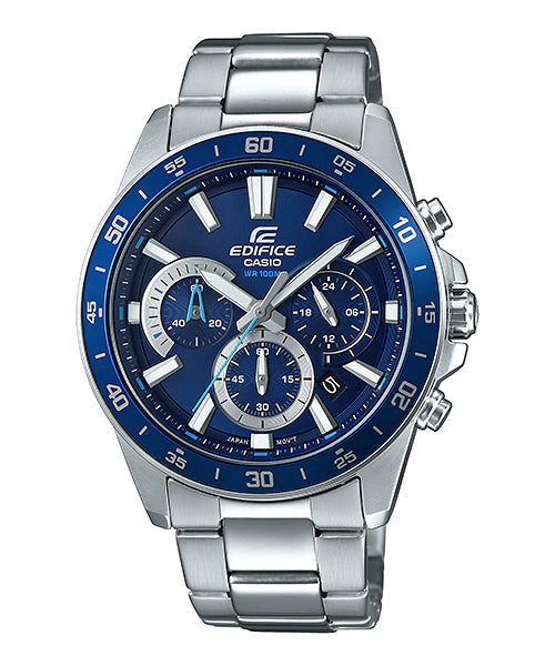 Reloj Edifice casual correa de acero inoxidable EFV-570D-2AV