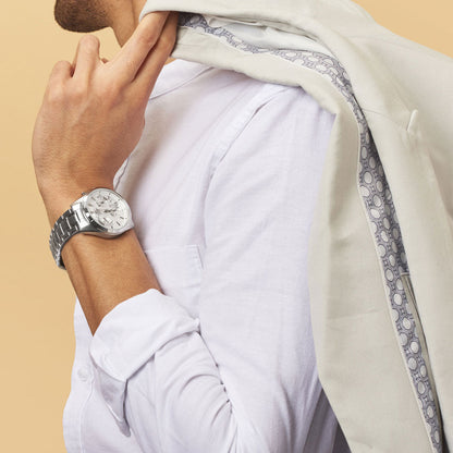 Reloj Edifice casual correa de acero inoxidable EFV-580D-7AV