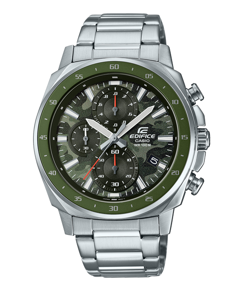 Reloj Edifice casual correa de acero inoxidable EFV-600D-3CV