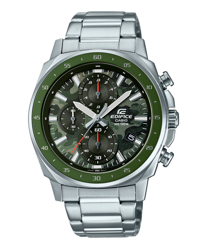 Reloj Edifice casual correa de acero inoxidable EFV-600D-3CV