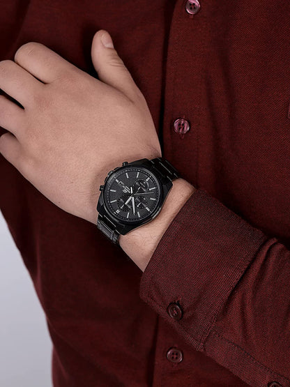 Reloj Edifice casual correa de acero inoxidable EFV-610DC-1AV