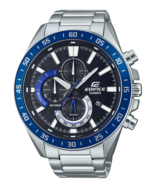 Reloj Edifice casual correa de acero inoxidable EFV-620D-1A2V