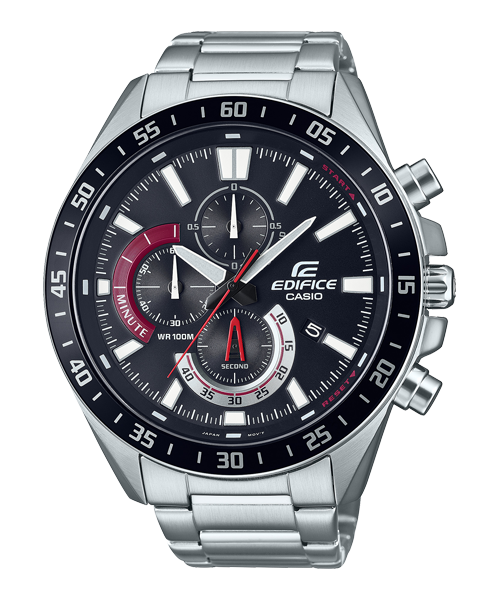 Reloj Edifice casual correa de acero inoxidable EFV-620D-1A4V