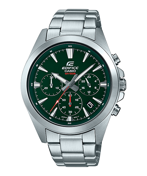 Reloj Edifice casual correa de acero inoxidable EFV-630D-3AV