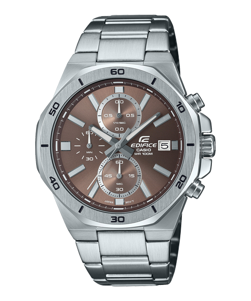 Reloj Edifice casual correa de acero inoxidable EFV-640D-5AV