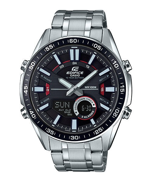 Reloj Edifice casual correa de acero inoxidable EFV-C100D-1AV