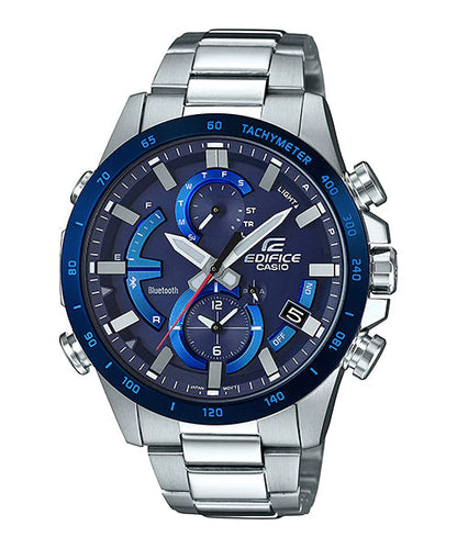 Reloj Edifice casual correa de acero inoxidable EQB-900DB-2A