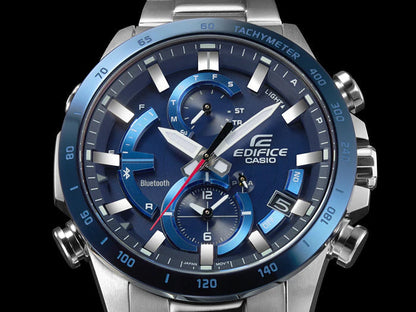 Reloj Edifice casual correa de acero inoxidable EQB-900DB-2A