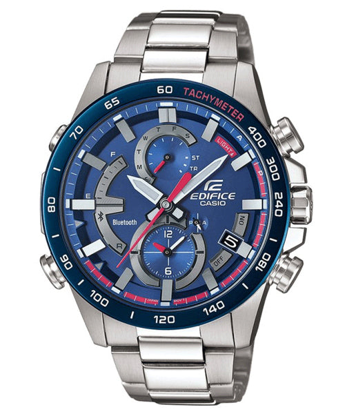 Reloj Edifice casual correa de acero inoxidable EQB-900TR-2A