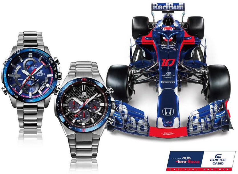 Reloj Edifice casual correa de acero inoxidable EQB-900TR-2A