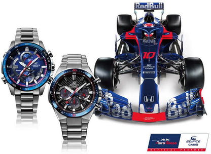 Reloj Edifice casual correa de acero inoxidable EQB-900TR-2A