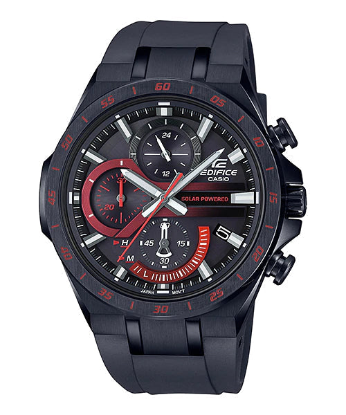 Reloj Edifice casual correa de resina EQS-920PB-1AV