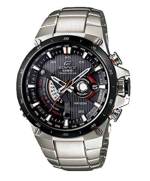 Reloj Edifice casual correa de acero inoxidable EQS-A1000DB-1AV