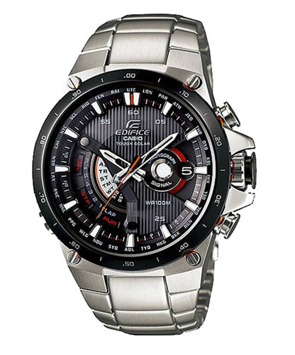 Reloj Edifice casual correa de acero inoxidable EQS-A1000DB-1AV
