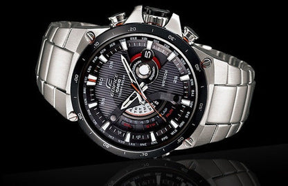 Reloj Edifice casual correa de acero inoxidable EQS-A1000DB-1AV