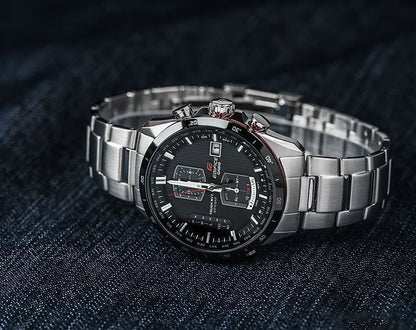 Reloj Edifice casual correa de acero inoxidable EQW-A1110D-1A