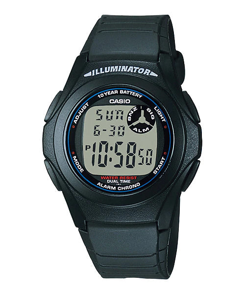 Reloj deportivo correa de resina F-200W-1A