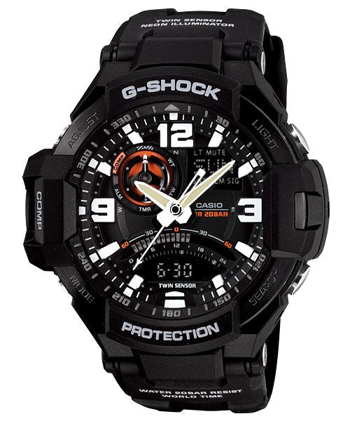 Reloj G-Shock deportivo correa de resina GA-1000-1A