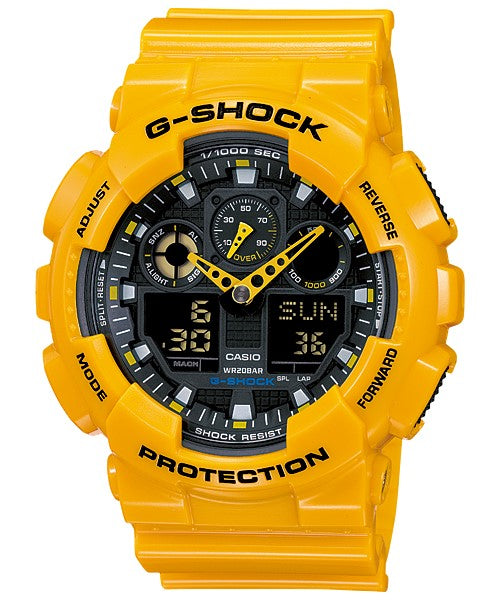 Reloj G-Shock deportivo correa de resina GA-100A-9A