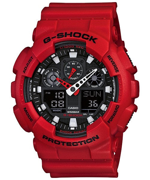 Reloj G-Shock deportivo correa de resina GA-100B-4A