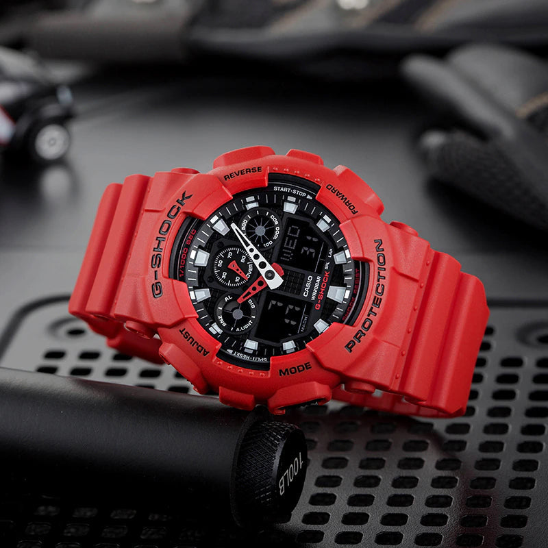 Reloj G-Shock deportivo correa de resina GA-100B-4A