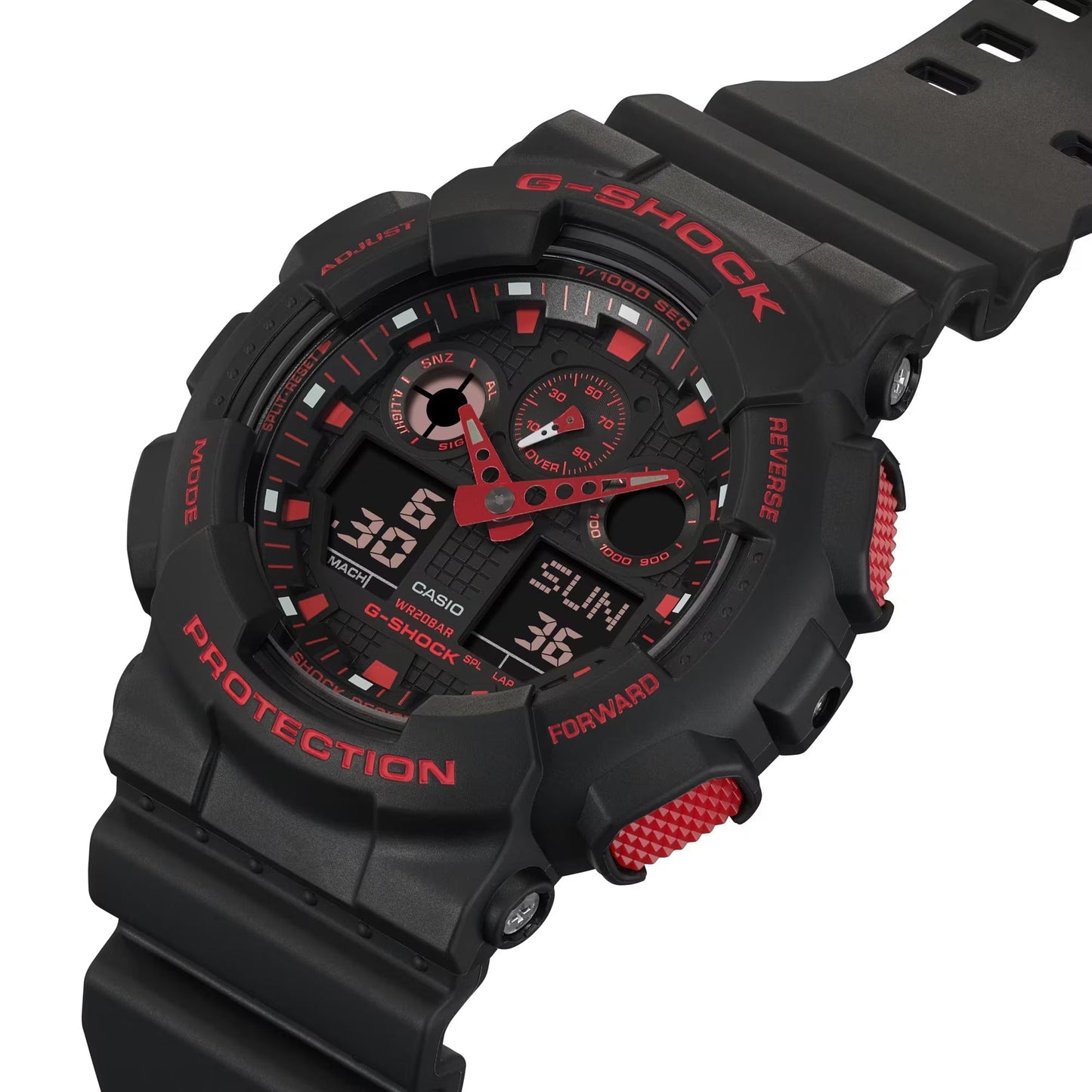 Reloj G-Shock deportivo correa de resina GA-100BNR-1A