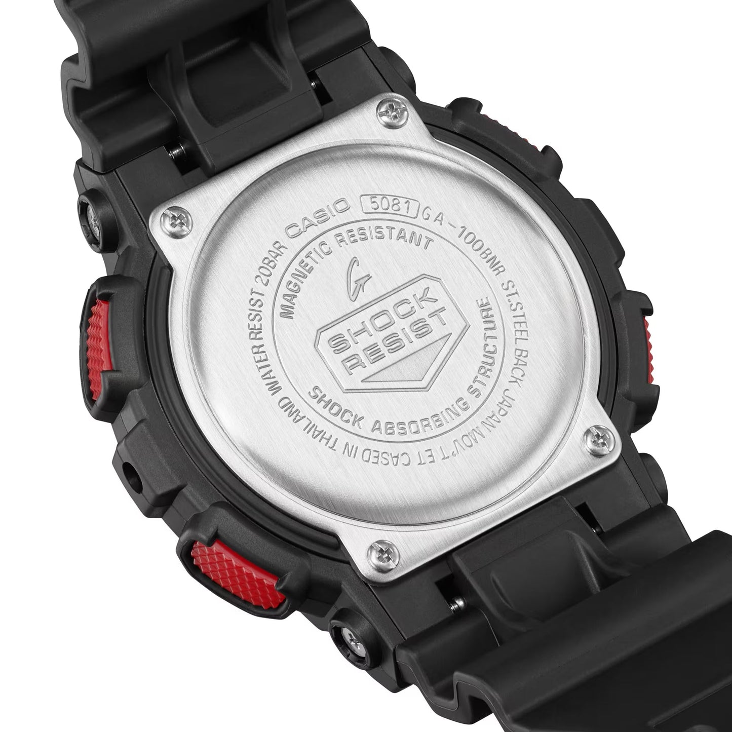 Reloj G-Shock deportivo correa de resina GA-100BNR-1A