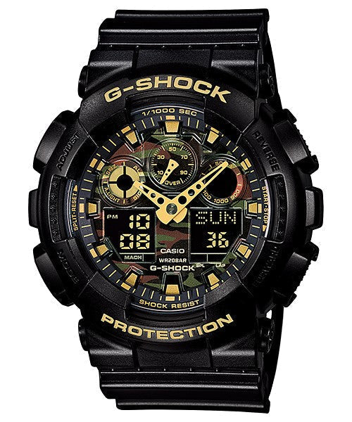 Reloj G-Shock deportivo correa de resina GA-100CF-1A9