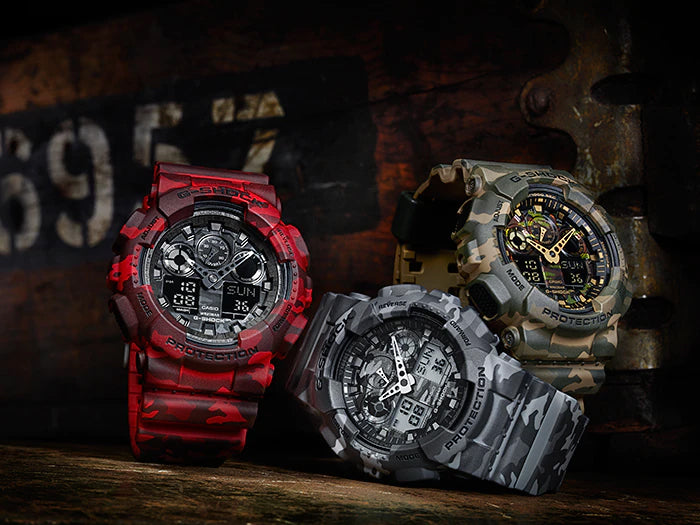 Reloj G-Shock deportivo correa de resina GA-100CM-8A