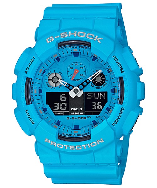 Reloj G-Shock deportivo correa de resina GA-100RS-2A
