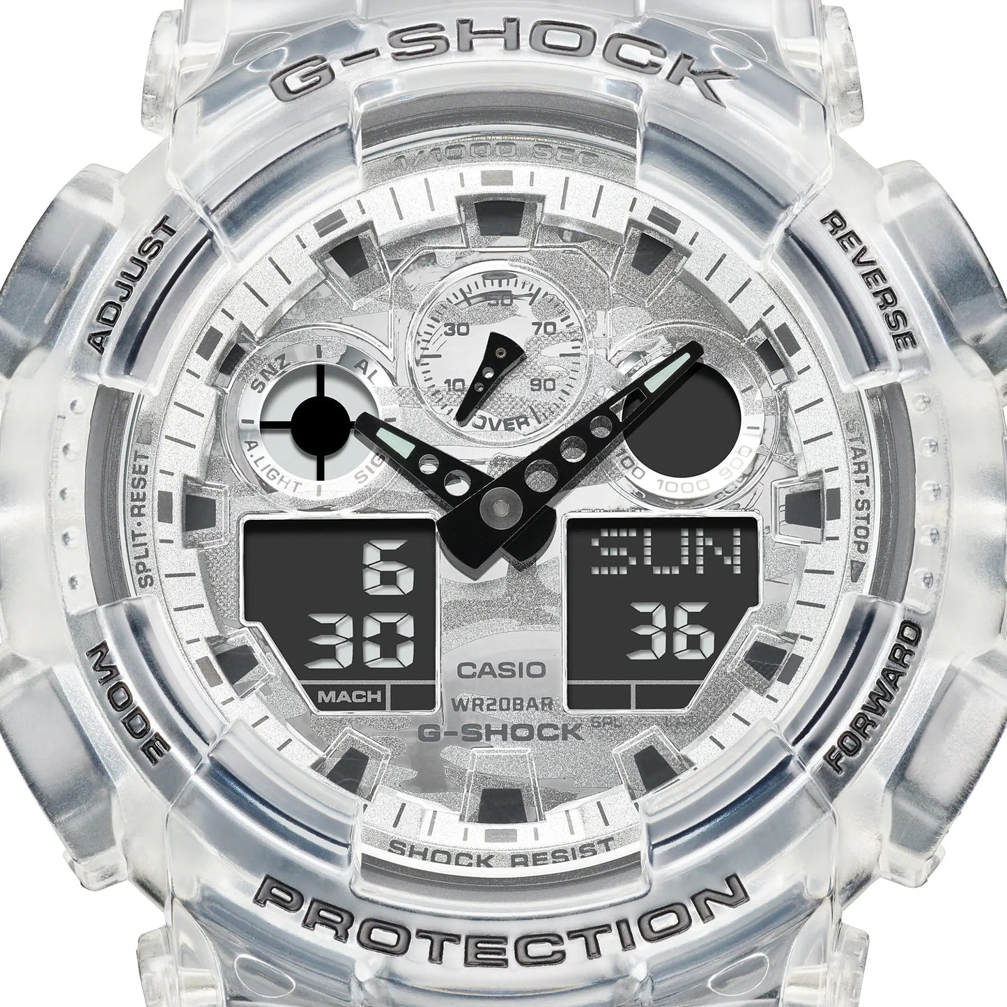 Reloj G-Shock deportivo correa de resina GA-100SKC-1A