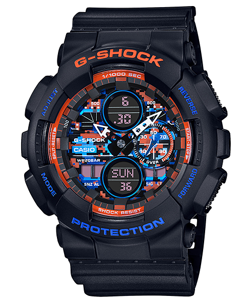 Reloj G-Shock deportivo correa de resina GA-140CT-1A