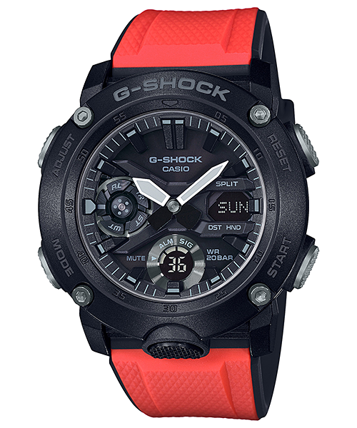 Reloj G-Shock deportivo correa de resina GA-2000E-4