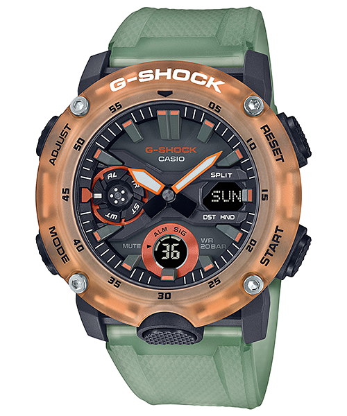 Reloj G-Shock deportivo correa de resina GA-2000HC-3A