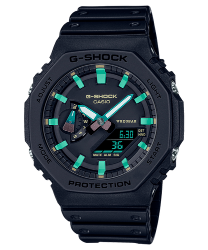Reloj G-Shock deportivo correa de resina GA-2100RC-1A